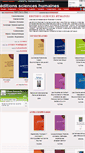 Mobile Screenshot of editions.scienceshumaines.com